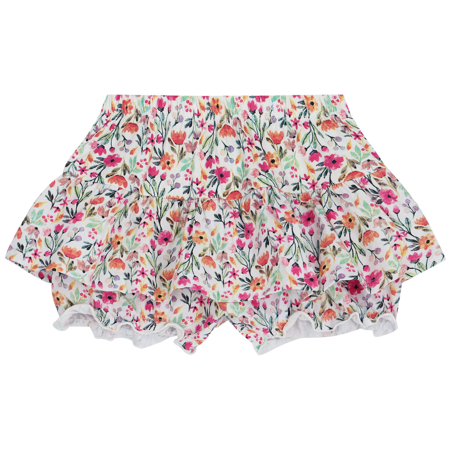 Baby Girls White & Pink Skirt Set, 1, hi-res image number null