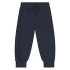 Younger Boys Blue, Beige & Navy Blue 3-Piece Tracksuit, 5, hi-res
