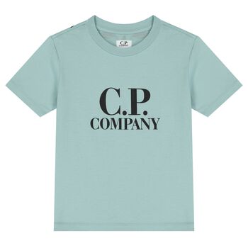 Boys Green Logo T-Shirt