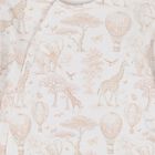 White & Beige Africa Babygrow Gift Set, 3, hi-res