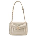 Girls Gold Quilted Handbag, 1, hi-res