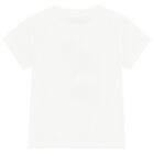 Ivory Teddy Bear Logo Shorts Set, 2, hi-res