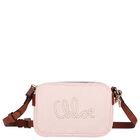 Girls Pink Logo Shoulder Bag, 1, hi-res