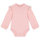 Baby Girls Pink Tulle Skirt Set, 2, hi-res