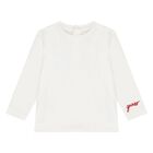 Baby Boys Navy Blue Logo Teddy Bear Dungaree Set, 1, hi-res