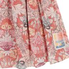 Girls Pink Floral Shirred Dress, 1, hi-res