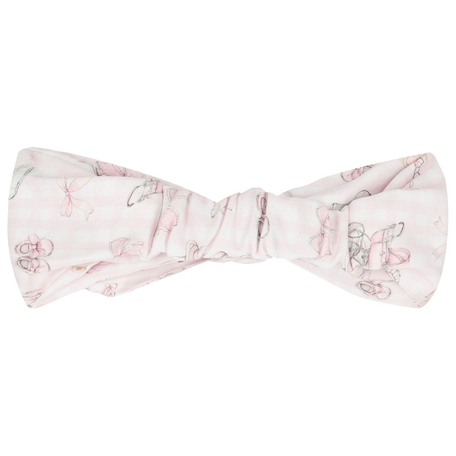 Pink Nursery Print Baby Headband, 1, hi-res image number null