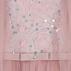 Girls Pink Sequin Tulle Dress, 1, hi-res