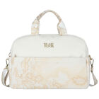Ivory & Beige Geo Map Baby Changing Bag, 2, hi-res