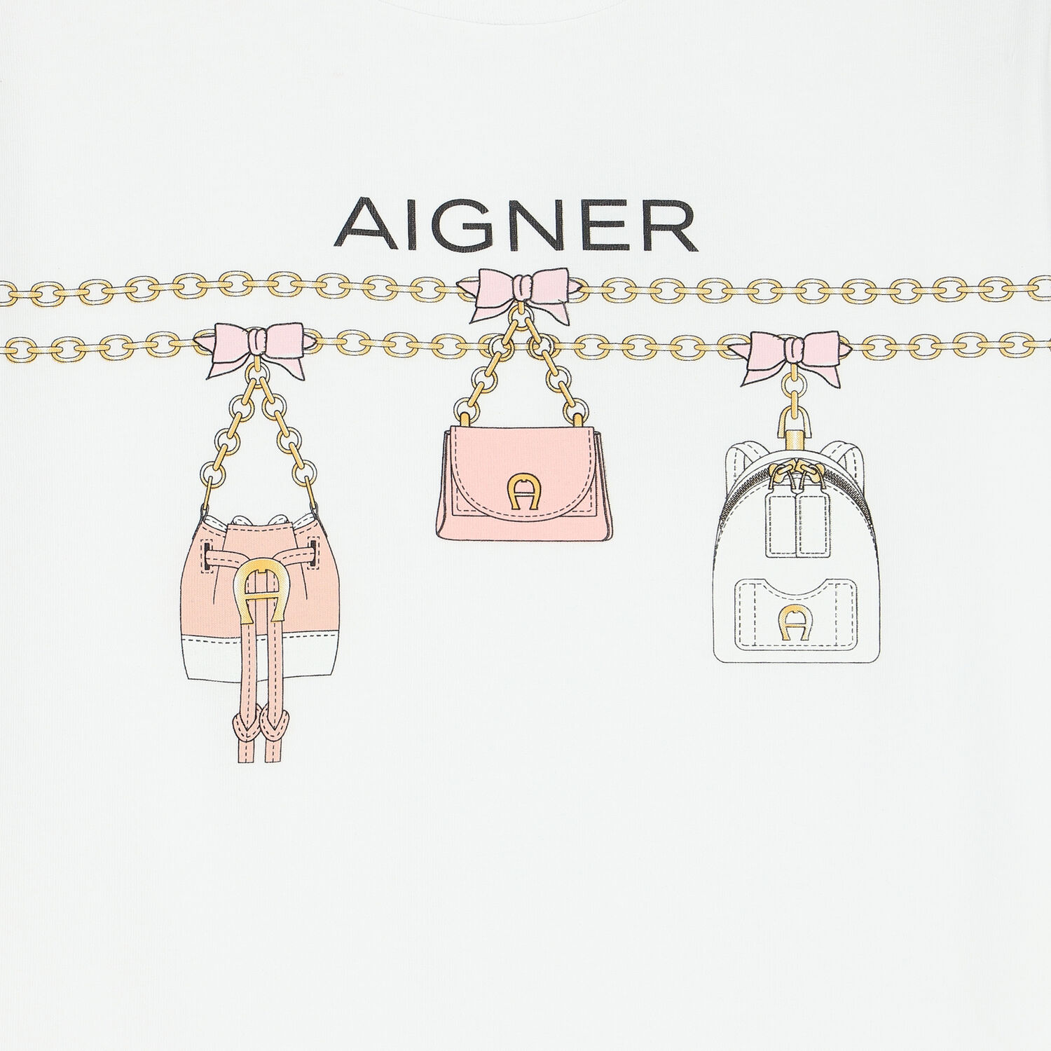 Girls White Logo T-Shirt, 1, hi-res image number null