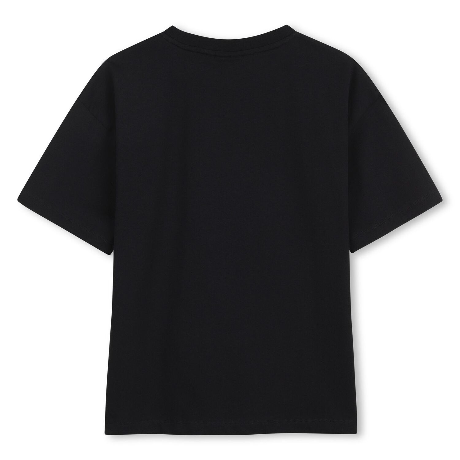 Boys Black Logo T-Shirt, 1, hi-res