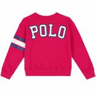 Girls Pink Logo Sweatshirt, 1, hi-res