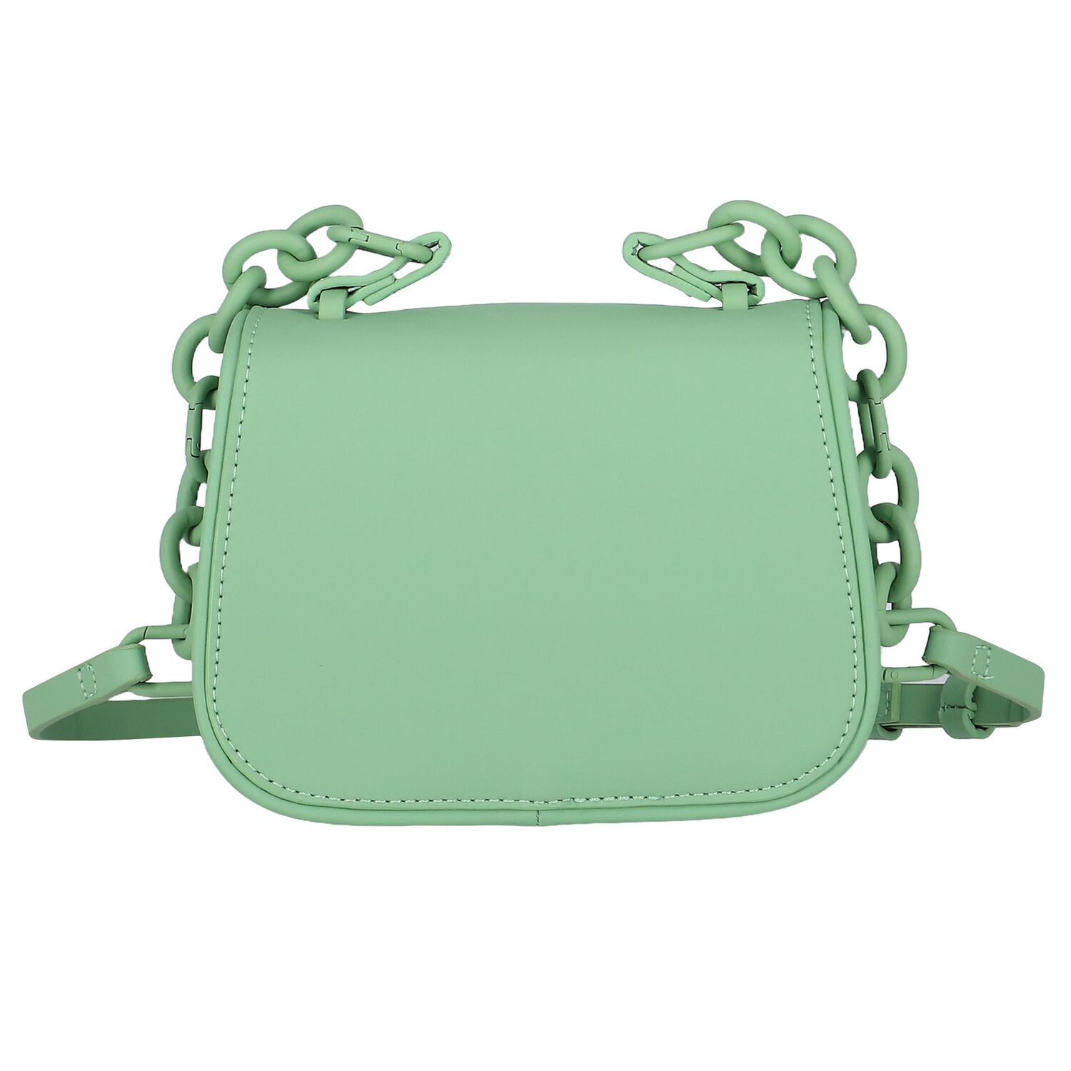 Girls Green Logo Handbag, 2, hi-res