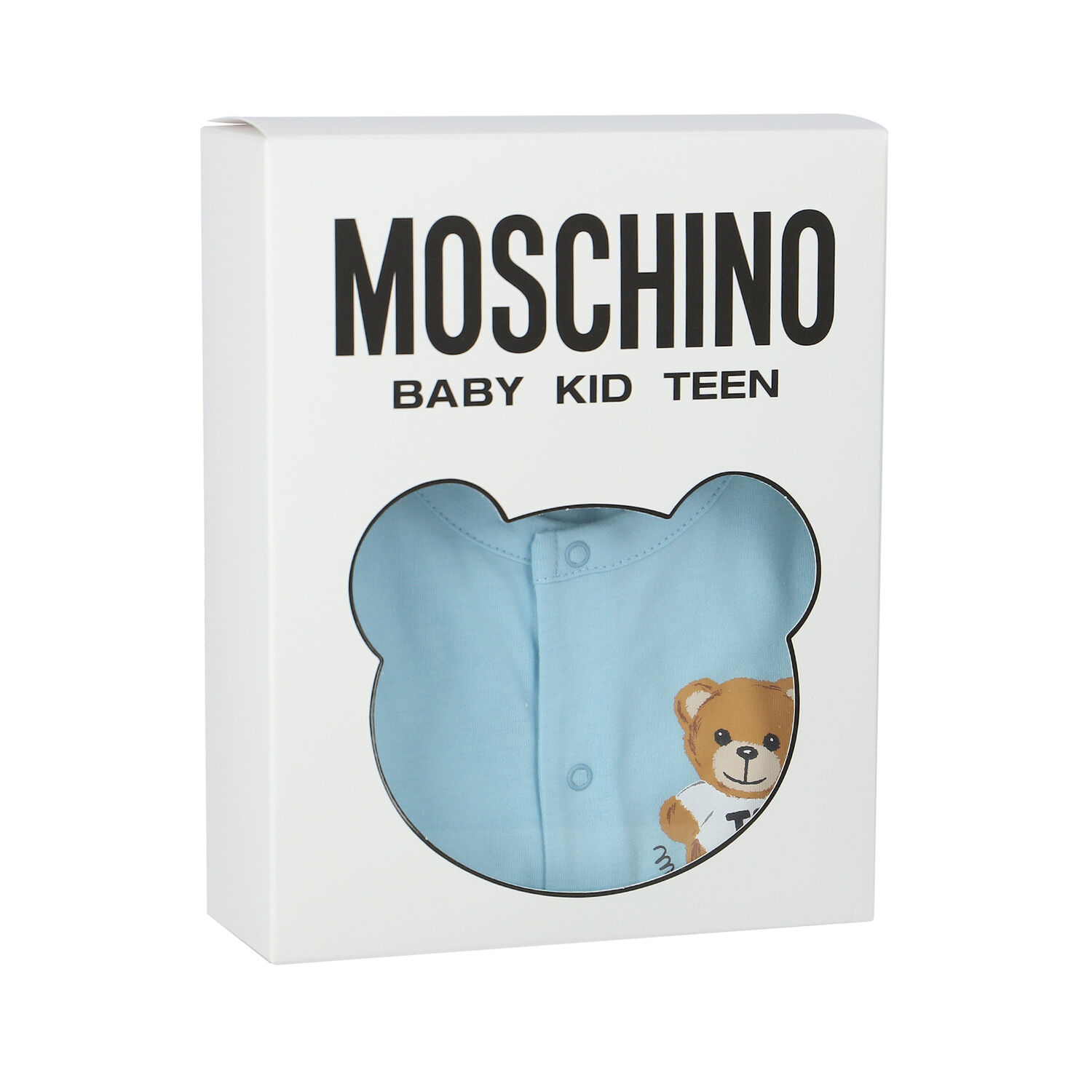 Blue Teddy Logo Babygrows ( 2-Pack ), 1, hi-res