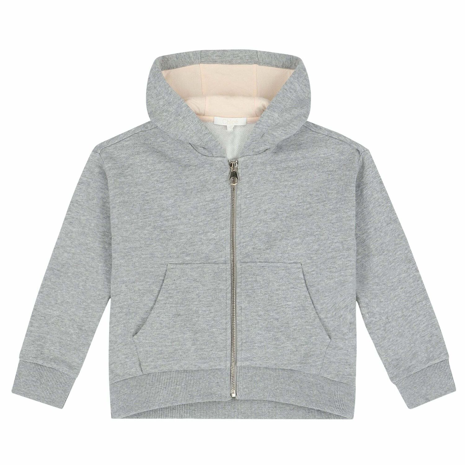 Girls Grey Hooded Top, 1, hi-res image number null