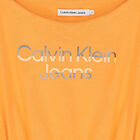 Girls Orange Logo Top, 1, hi-res