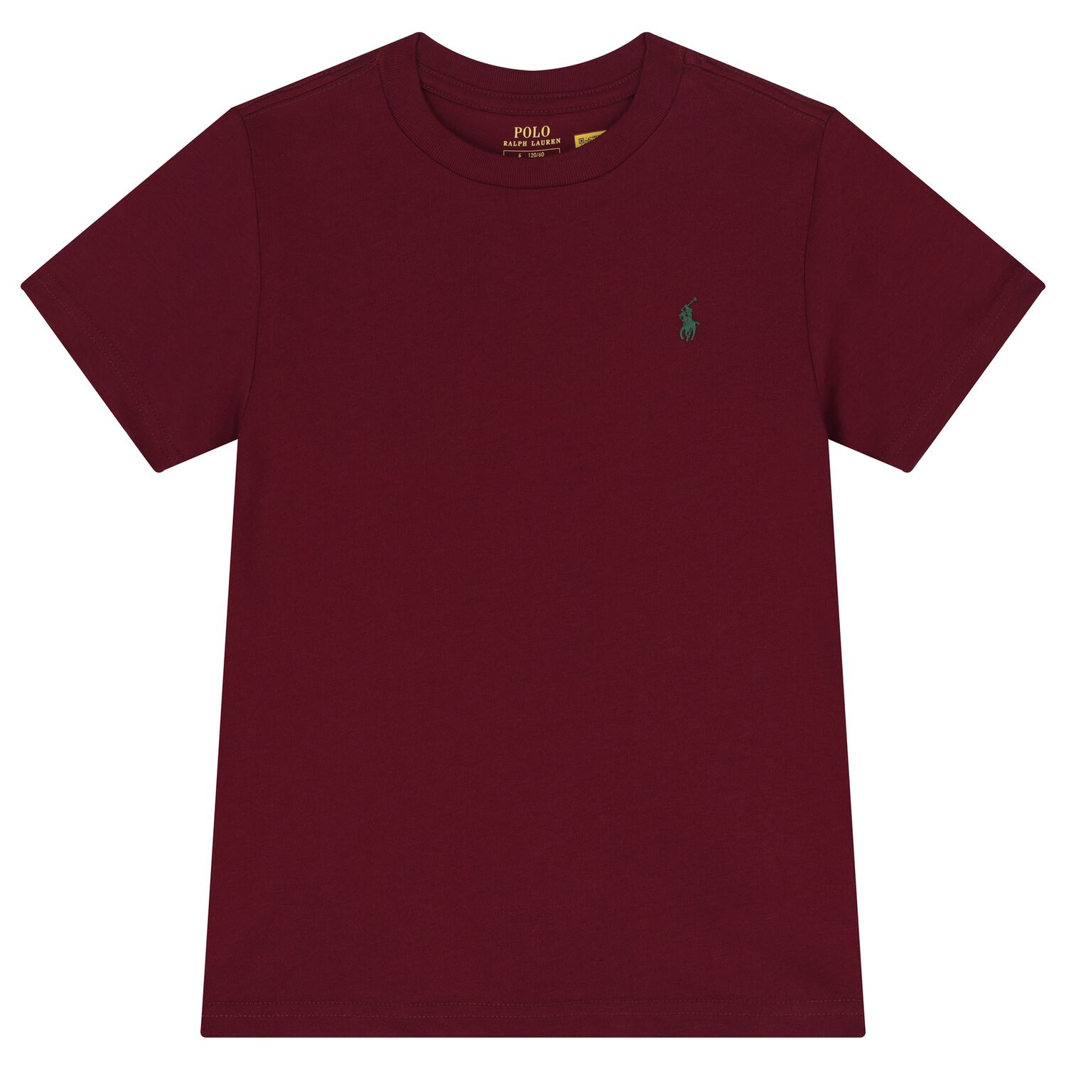 Boys Burgundy Logo T-Shirt, 1, hi-res