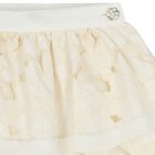 Girls Ivory Floral Cutwork Tiered Skirt, 1, hi-res