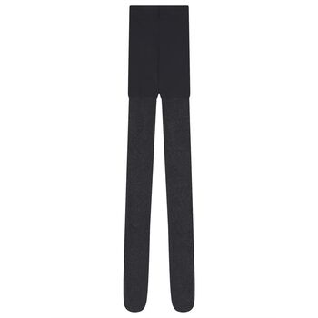 Girls Black Lurex Tights