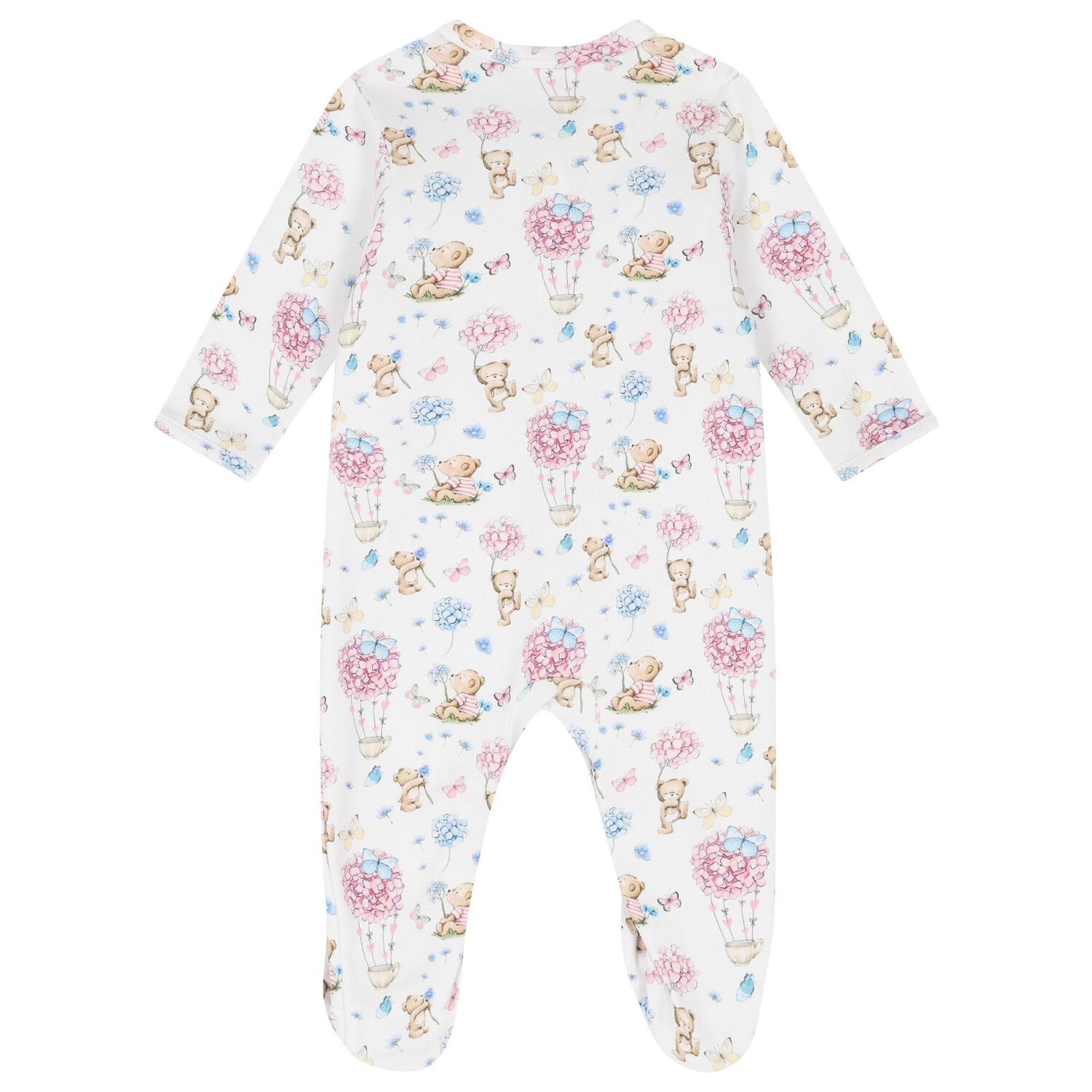 Baby Girls White Azalia Babygrow Set, 1, hi-res
