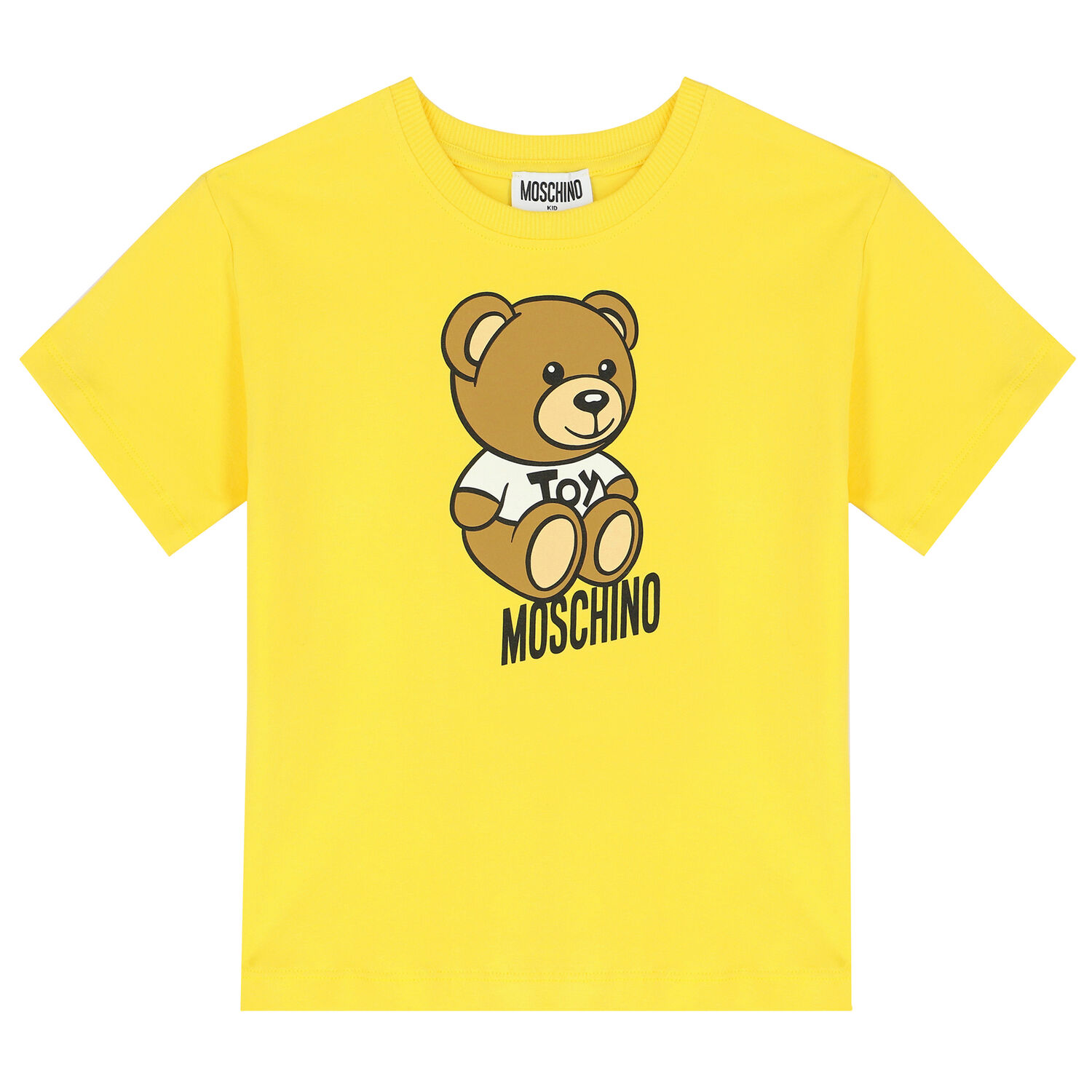 Yellow Teddy Bear Logo T-Shirt, 4, hi-res