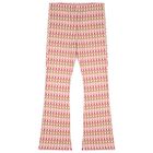 Girls Pink Flower Leggings Set, 3, hi-res