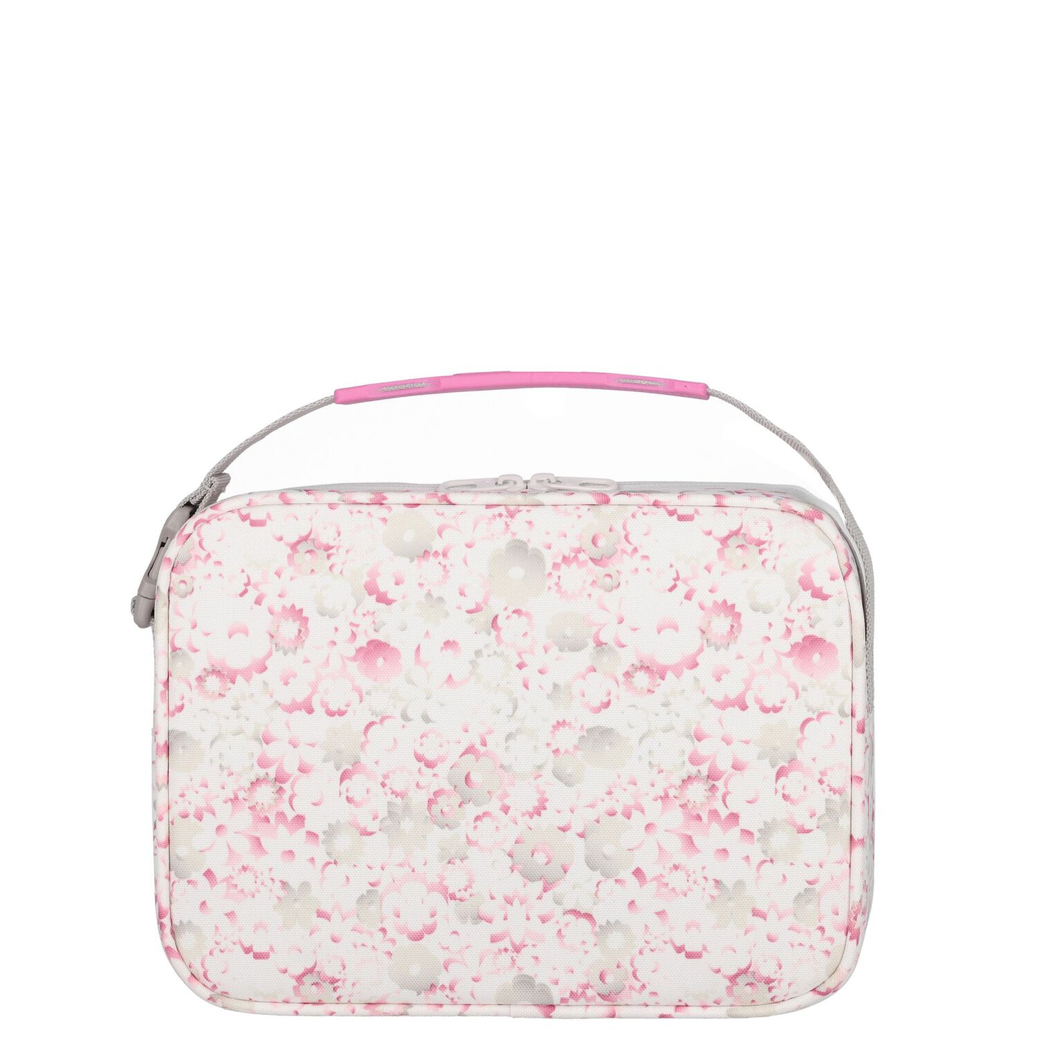 Girls Ivory & Pink Logo Lunch Bag, 1, hi-res