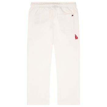 Boys Ivory Logo Joggers
