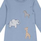 Baby Boys Beige & Blue Babygrows ( 2-Pack ), 2, hi-res