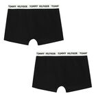Boys Black Boxer Shorts (2-Pack), 2, hi-res