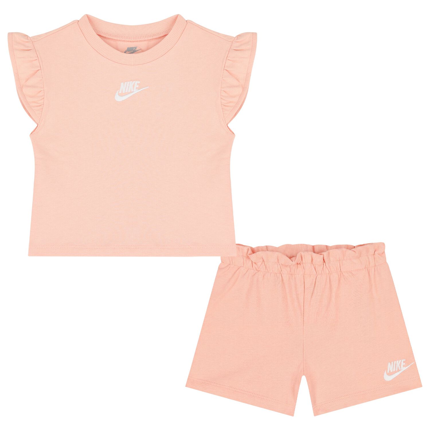 Girls Pink Logo Shorts Set, 2, hi-res