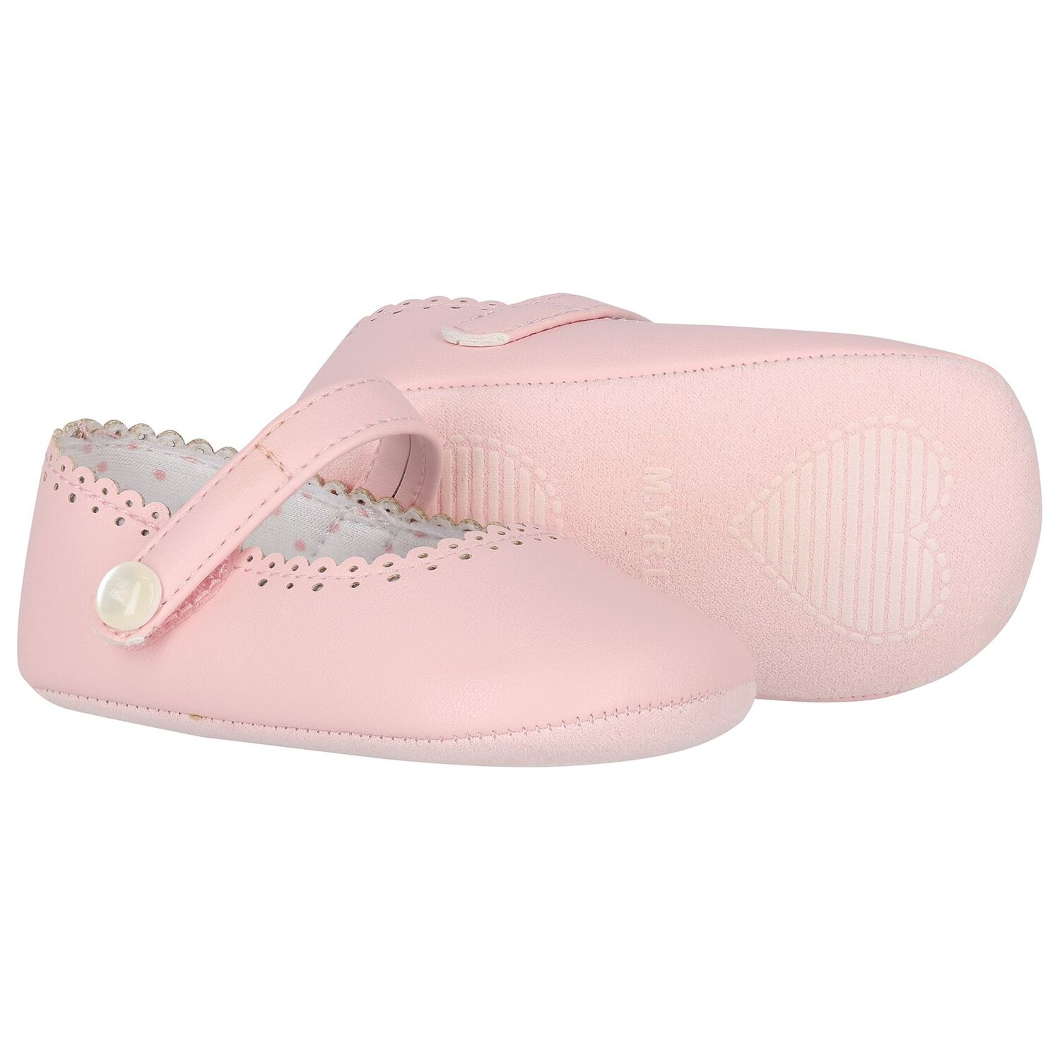 Baby Girls Pink Pre Walker Shoes, 1, hi-res