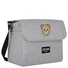 Grey Teddy Bear Baby Changing Bag, 6, hi-res