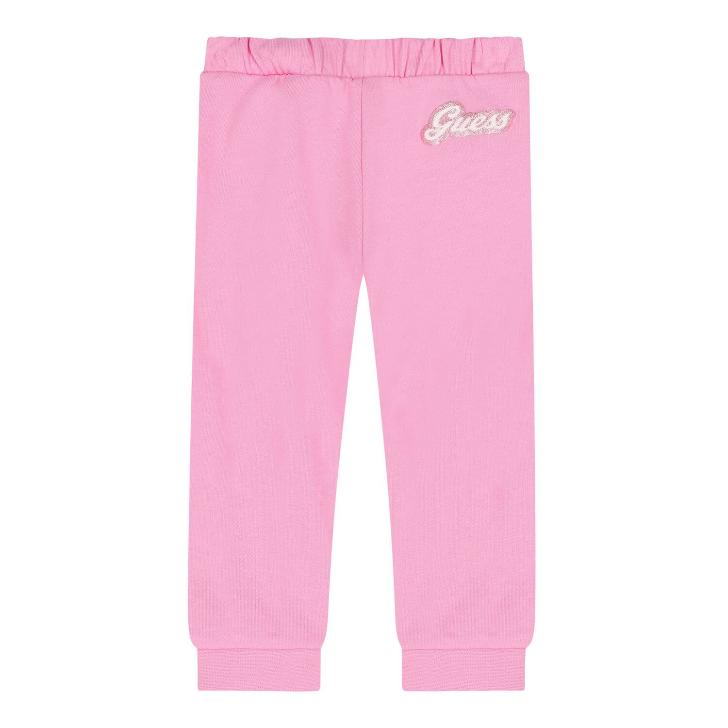 Baby Girls Pink & White Tracksuit, 1, hi-res