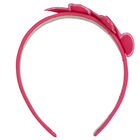 Girls Pink Hearts Headband, 1, hi-res