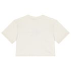 Girls Ivory Logo T-Shirt, 2, hi-res