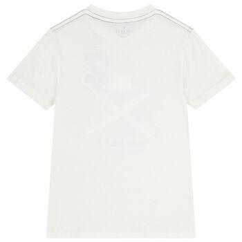 Boys White Logo T-Shirt