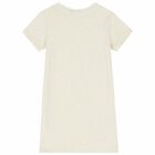 Girls Ivory Logo Dress, 2, hi-res