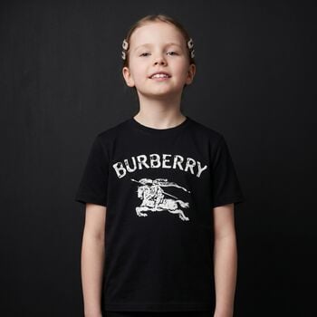 Boys Black EKD Logo T-Shirt