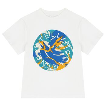 Boys White Logo T-Shirt