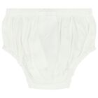 Younger Girls Ivory Jacquard Chiffon Dress Set, 1, hi-res