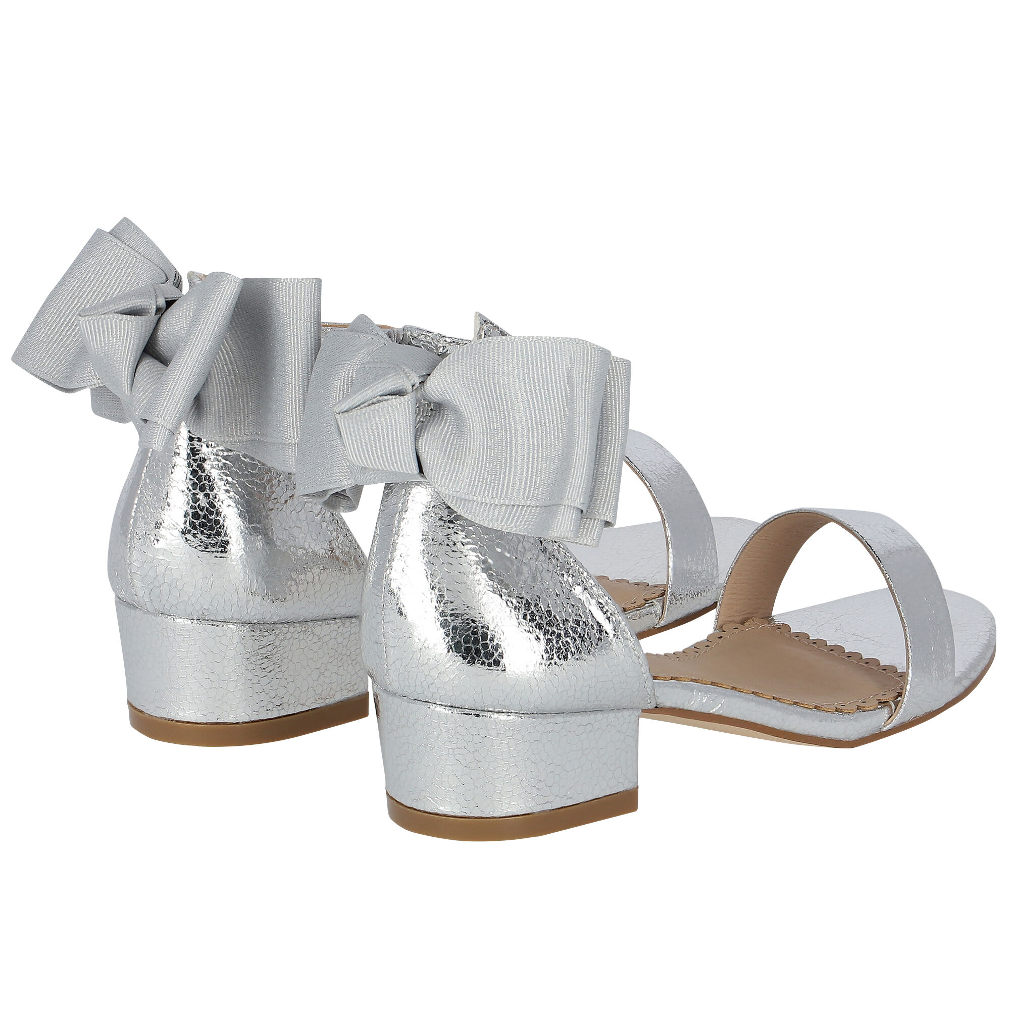 Beautiful silver sandals online