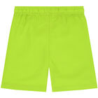 Boys Green Logo Swim Shorts, 1, hi-res