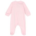 Baby Girls Pink Elephant Babygrow, 2, hi-res