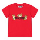 Younger Red Teddy Bear Logo T-Shirt, 5, hi-res