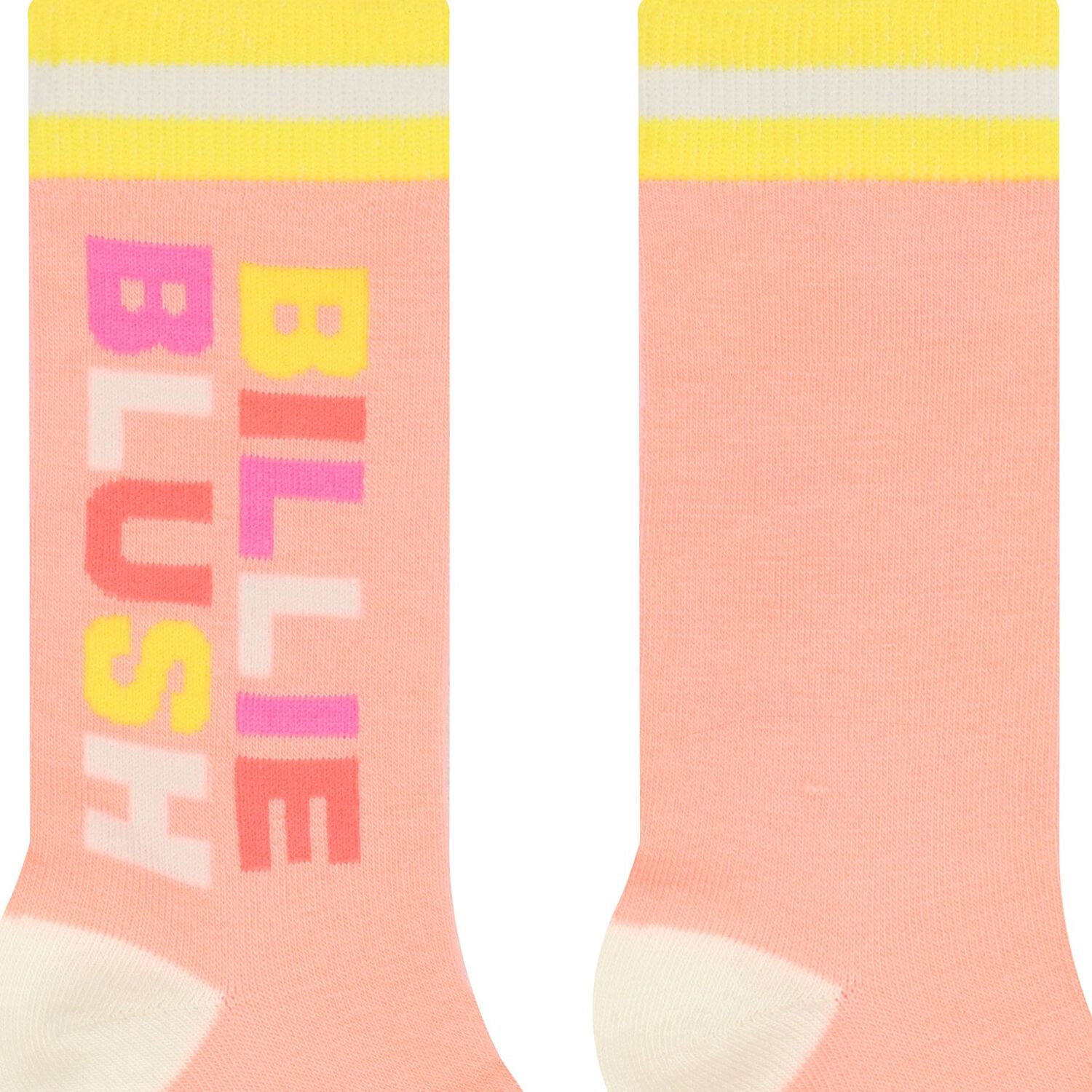 Girls Pink Logo Socks , 1, hi-res