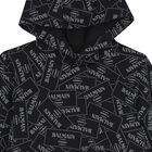 Black & White Logo Hooded Top, 1, hi-res