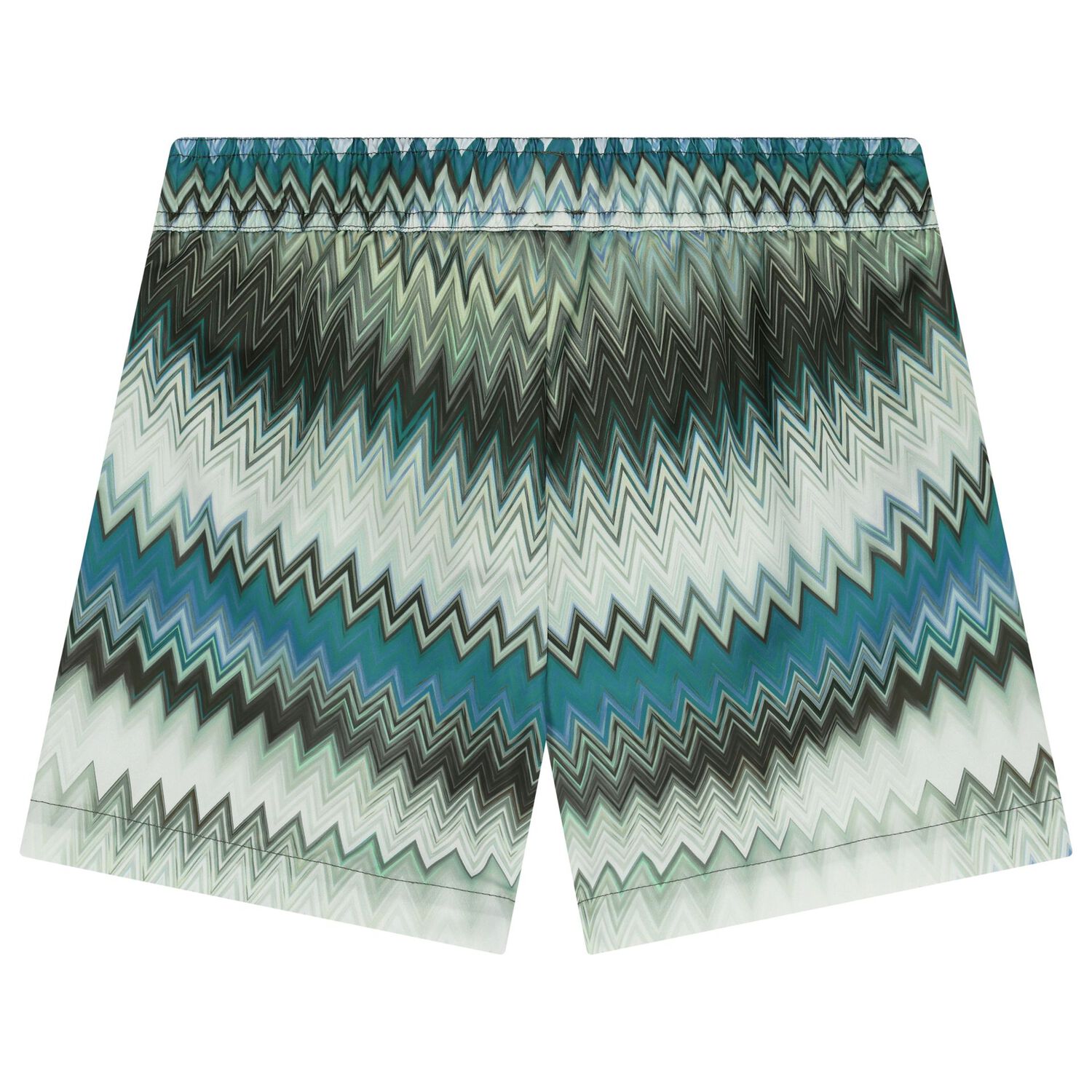 Boys Multi-Colored Zig Zag Swim Shorts, 1, hi-res