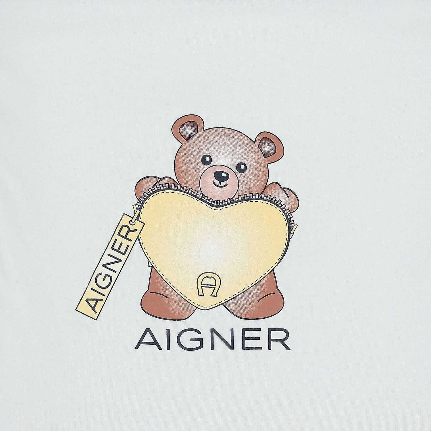 Baby Boys Blue & White Teddy Bear Logo Nest, 1, hi-res