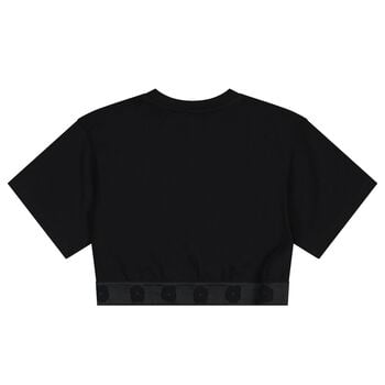 Girls Black Logo T-Shirt